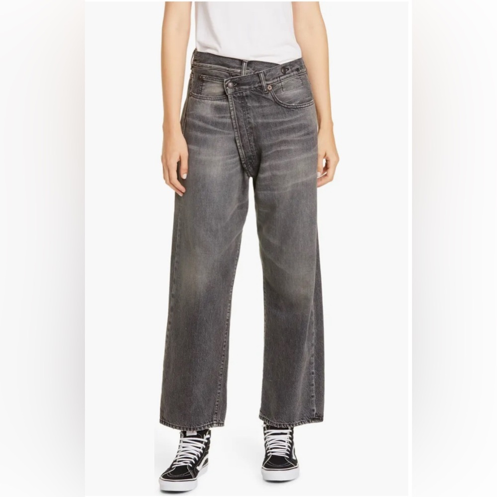 R13 Crossover Jeans - Leyton Black, Size 25